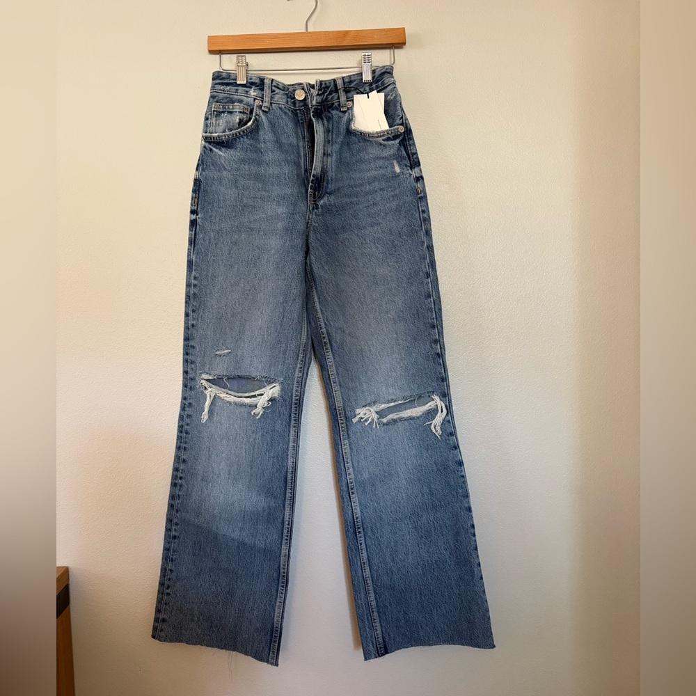 NWT Zara Wide Leg Jeans